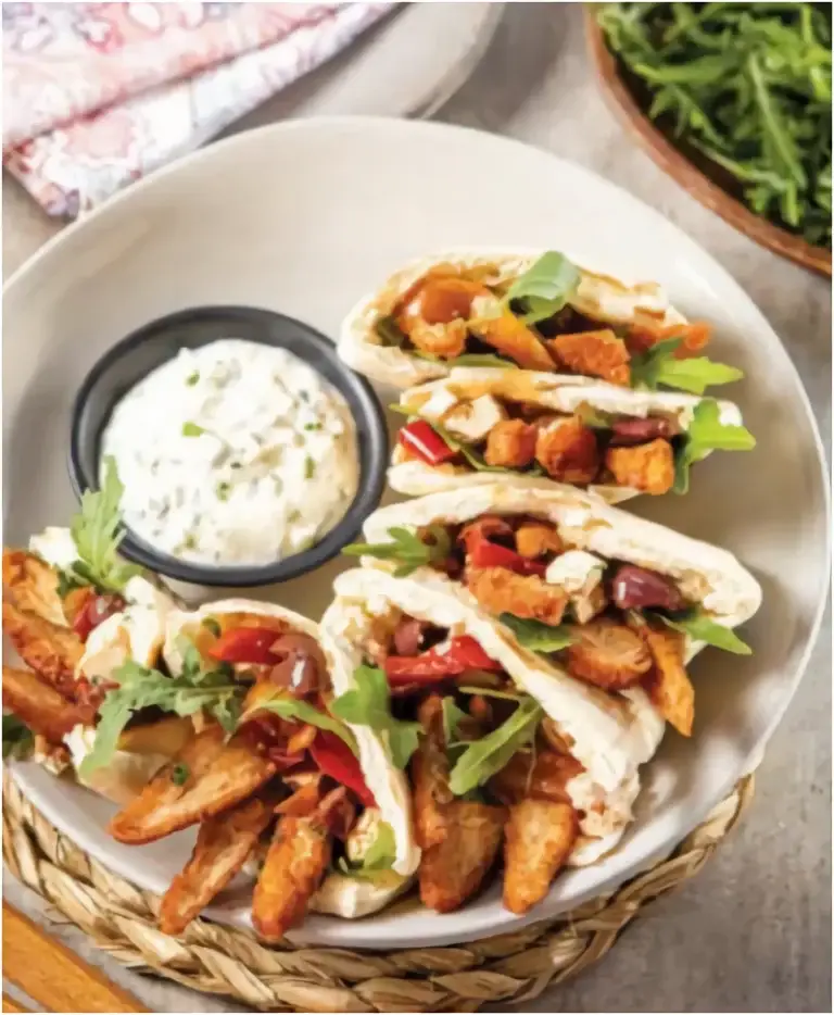 BBQ Chicken Pita Pockets Recipe